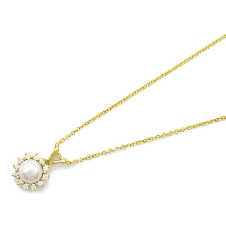 楽天市場】ティファニー TIFFANY＆CO パール5.5mm ダイヤ ネックレス  