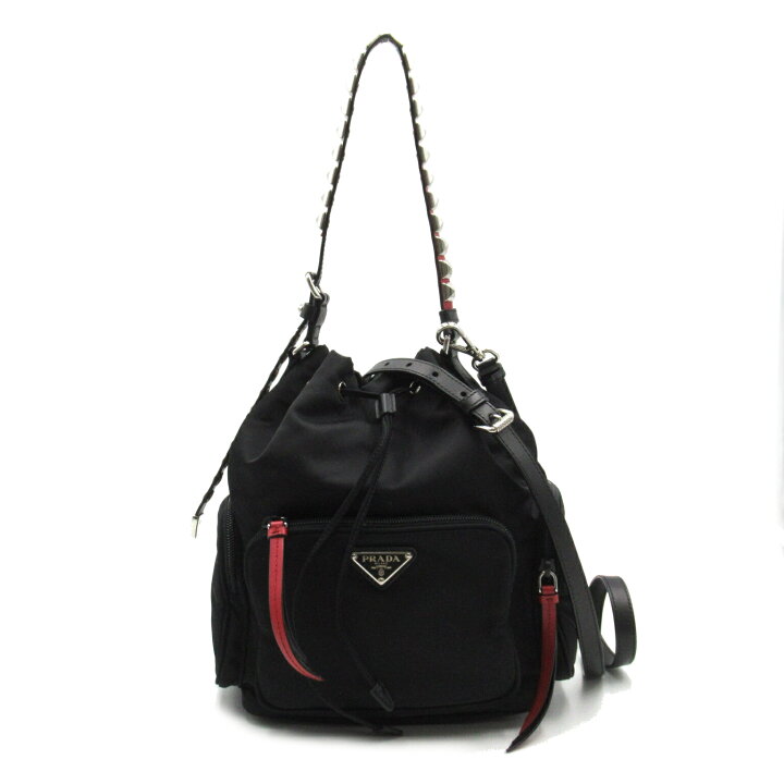 楽天市場】プラダ PRADA 巾着2wayショルダー 2wayショルダーバッグ 