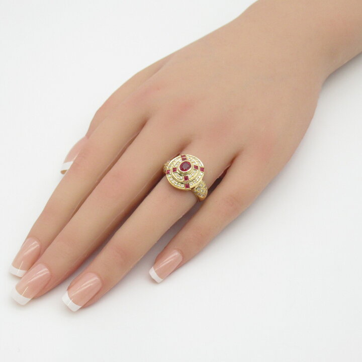 楽天市場】ジュエリー JEWELRY ルビー ダイヤ リング リング・指輪  
