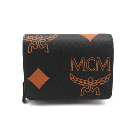 エム・シー・エム MCM 三つ折り財布 三つ折り財布 財布 ポリウレタン/ポリエステル/他 メンズ レディース ブラック系 / ブラウン系 MYSDATA01 【新品】