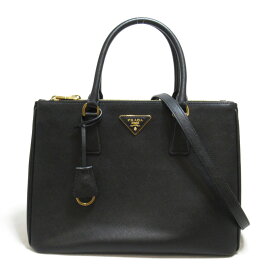 プラダ PRADA 2Wayトート バッグ トートバッグ バッグ サフィアーノレザー レディース ブラック系 1BA274 【中古】