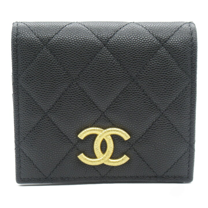 楽天市場】シャネル CHANEL マトラッセスモールウォレット 二つ折り  