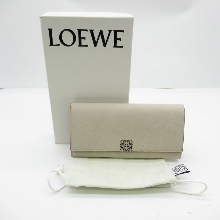 楽天市場】ロエベ LOEWE アナグラム コンチネンタルウォレット 二  