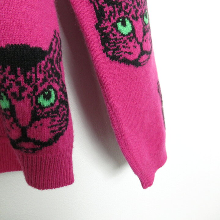 楽天市場】グッチ GUCCI 猫柄ブレンド クルーネック ニット ニット 