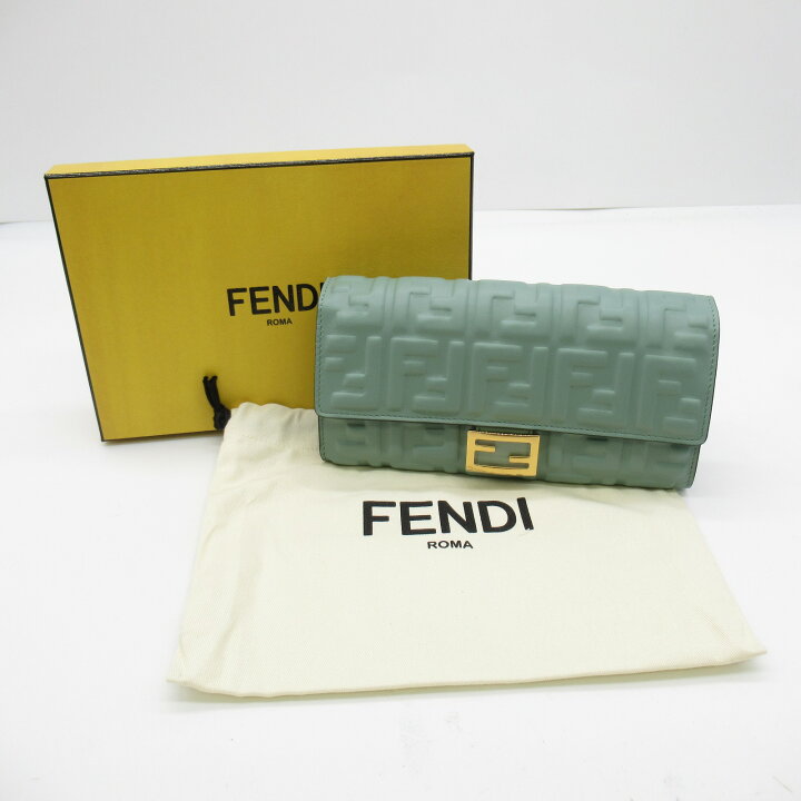 楽天市場】フェンディ FENDI 二つ折り財布 二つ折り財布 財布 レザー 