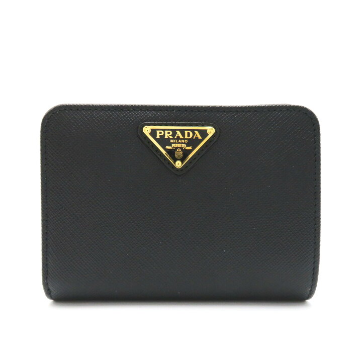 楽天市場】プラダ PRADA 二つ折り財布 二つ折り財布 財布 サフィアーノ  