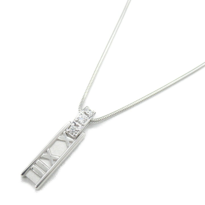 楽天市場】ティファニー TIFFANY＆CO アトラスバー ダイヤ ネックレス  
