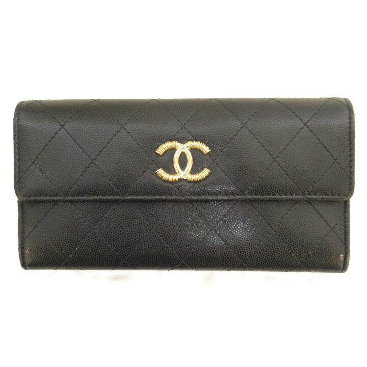 楽天市場】シャネル CHANEL CCマークフラップウォレット ラウンド長 