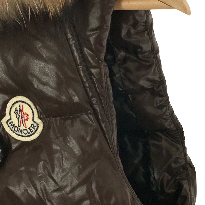 楽天市場】モンクレール MONCLER ダウンベスト・ファー付き ダウン 