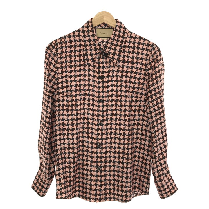 楽天市場】グッチ GUCCI シルクシャツ 長袖シャツ 衣料品 トップス  