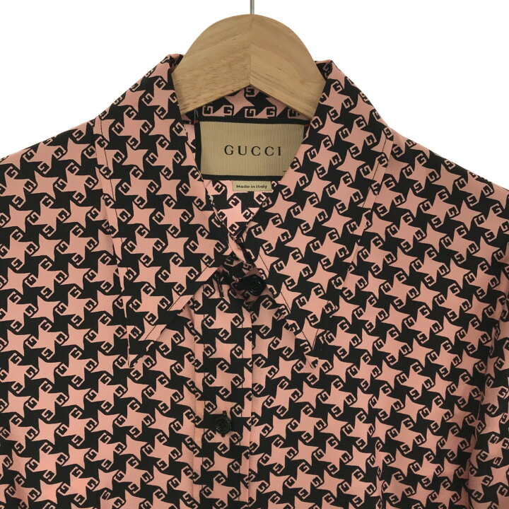 楽天市場】グッチ GUCCI シルクシャツ 長袖シャツ 衣料品 トップス  