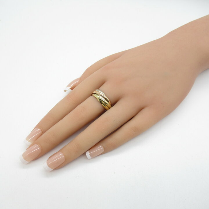 楽天市場】カルティエ CARTIER 5連トリニティリング リング・指輪  