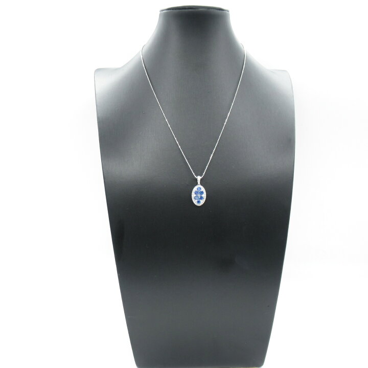 楽天市場】ジュエリー JEWELRY サファイア ダイヤモンド ネックレス 