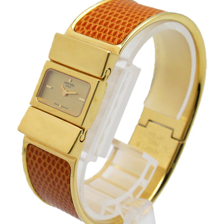 楽天市場】エルメス HERMES ロケ 腕時計 時計 GP（ゴールドメッキ  
