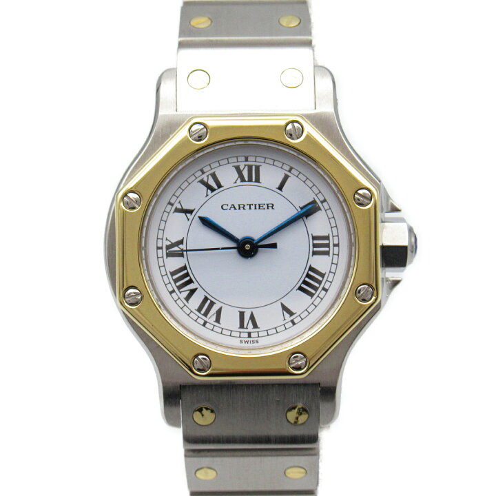 楽天市場】カルティエ CARTIER サントスオクタゴンSM 腕時計 時計 K18  