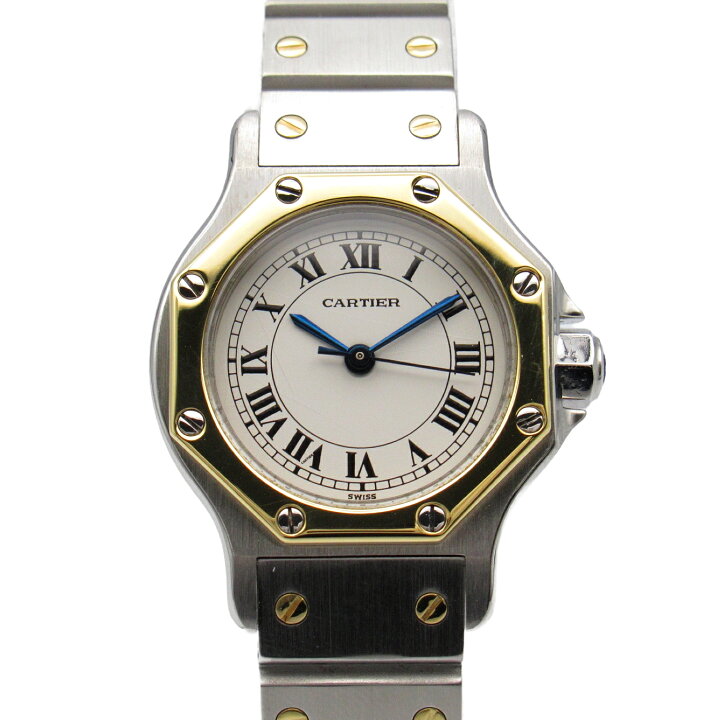 楽天市場】カルティエ CARTIER サントスオクタゴンSM 腕時計 時計 K18  