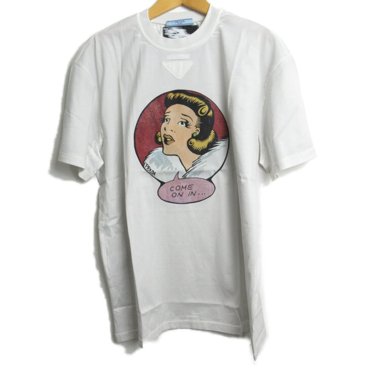 楽天市場】プラダ PRADA Tシャツ 半袖Tシャツ 衣料品 トップス  