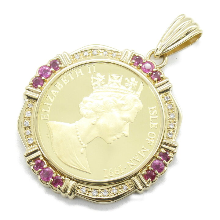 楽天市場】ジュエリー JEWELRY ルビー ダイヤモンド コイン トップ 