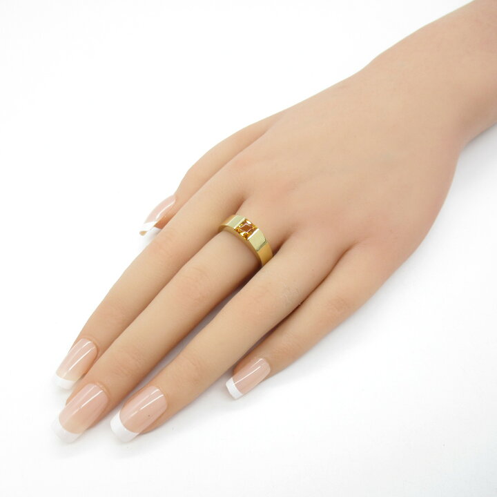 楽天市場】カルティエ CARTIER タンクリング シトリン リング・指輪  