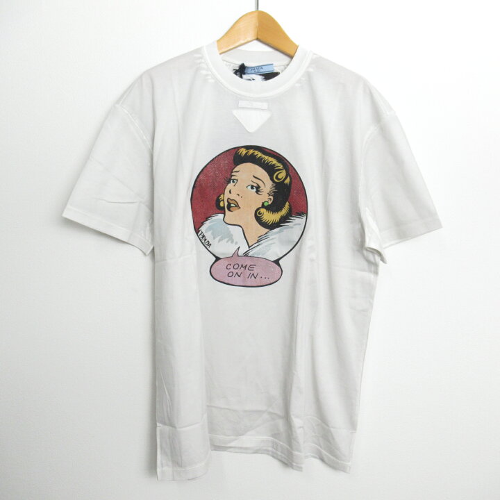 楽天市場】プラダ PRADA Tシャツ 半袖Tシャツ 衣料品 トップス  