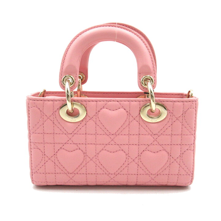 Dior ピンク キルティング ショルダーバッグ - ショルダーバッグ
