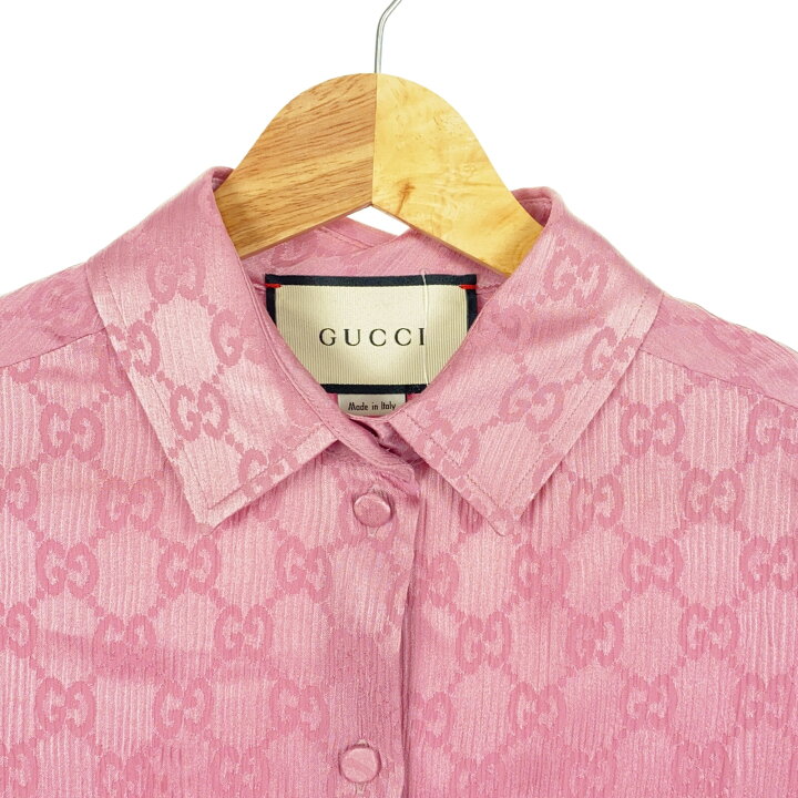 楽天市場】グッチ GUCCI シャツ 長袖シャツ 衣料品 トップス シルク 