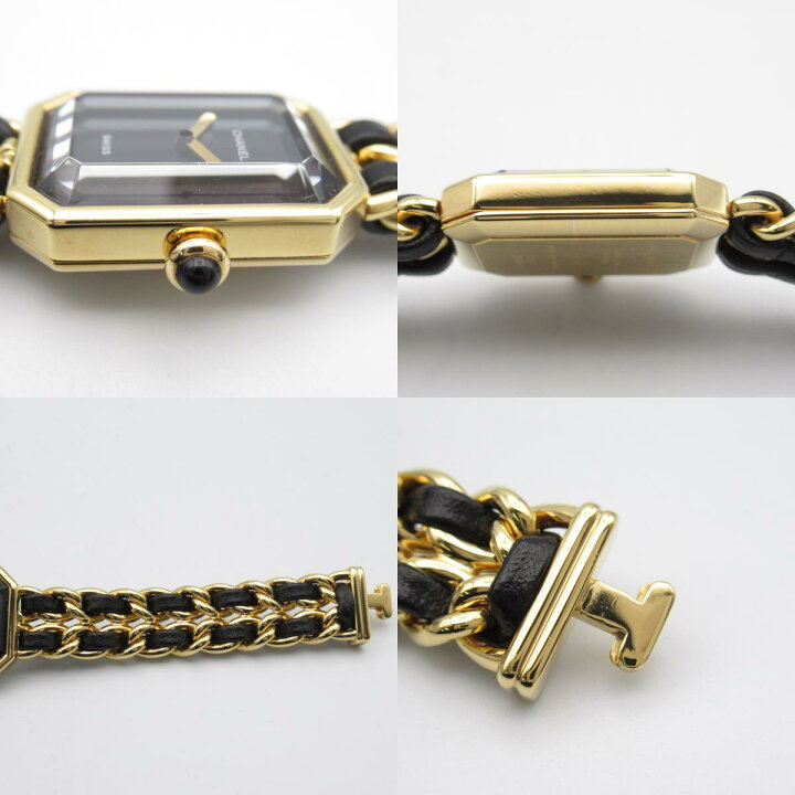 楽天市場】シャネル CHANEL プルミエールS 腕時計 時計 GP（ゴールド  