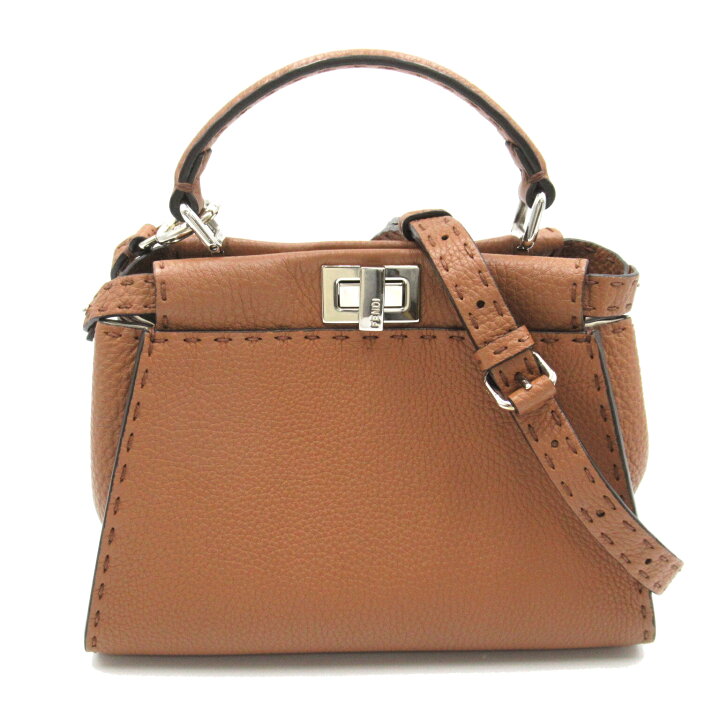 楽天市場】フェンディ FENDI セレリア ミニピーカブー 2wayショルダー  