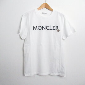 モンクレール MONCLER Tシャツ 半袖Tシャツ 衣料品 トップス コットン レディース ホワイト系 8C00006829HP037L 【新品】