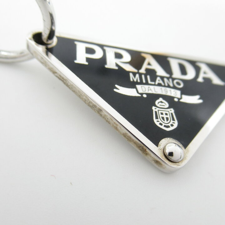 楽天市場】プラダ PRADA シンボル 右耳用ペンダントピアス ピアス 