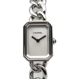 シャネル CHANEL プルミエール 腕時計 時計 ステンレススチール レディース ホワイト系 ホワイトシェル H3249 【中古】