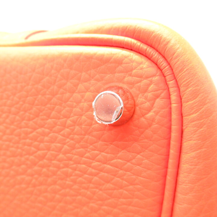 楽天市場】エルメス HERMES ピコタンロックPM オレンジミニウム トート  