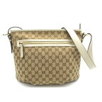 グッチ GUCCI GGキャンパスショルダーバッグ ショルダーバッグ バッグ GGキャンバス メンズ レディース ベージュ系 / ホワイト系 388930 【中古】