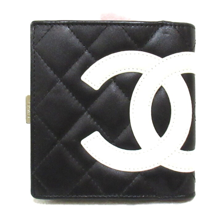 楽天市場】シャネル CHANEL カンボンライン 二つ折財布 二つ折り財布  