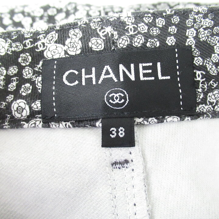 楽天市場】シャネル CHANEL カメリア柄 パンツ パンツ 衣料品 ボトムス  
