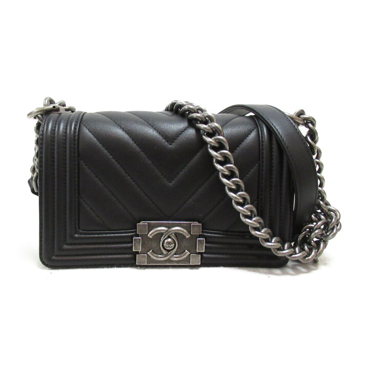 楽天市場】シャネル CHANEL ボーイシャネル Vステッチミニチェーン  