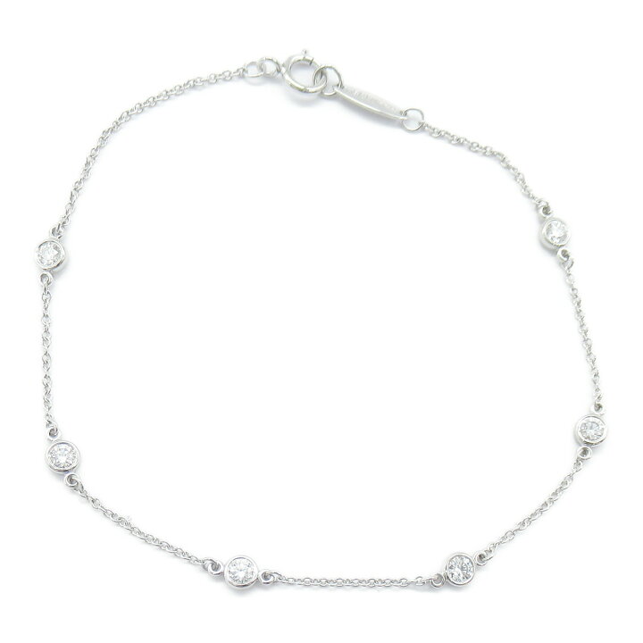 楽天市場】ティファニー TIFFANY＆CO バイザヤード 6Pダイヤ ブレス  