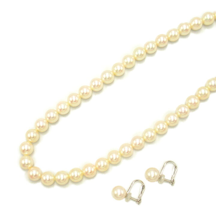 楽天市場】ジュエリー JEWELRY パール ネックレス&イヤリング セット  