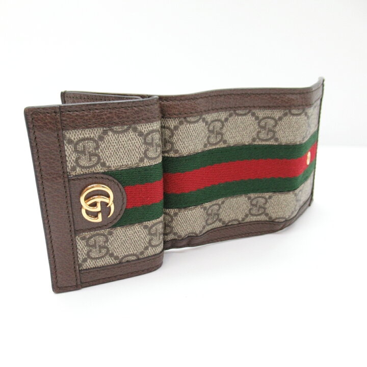 楽天市場】グッチ GUCCI オフィディア ミニ ウォレット 三つ折り財布  