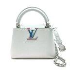 ルイ・ヴィトン LOUIS VUITTON カプシーヌ MINI 2wayショルダーバッグ バッグ レザー トリヨンレザー レディース ブルー系 M23289 【中古】