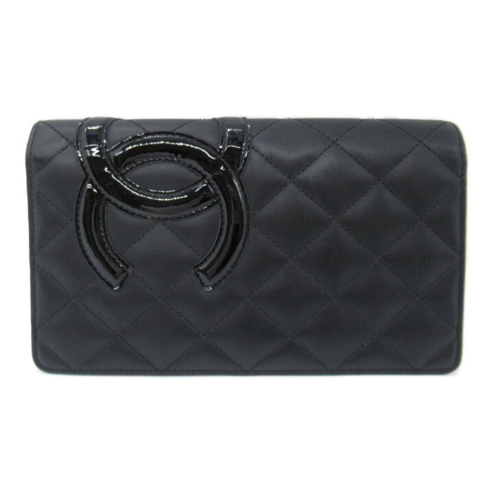 楽天市場】シャネル CHANEL カンボンライン ZIP長財布 二つ折り長財布  