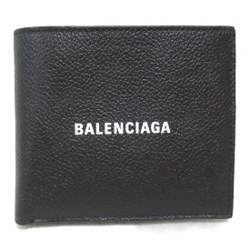 バレンシアガ BALENCIAGA 二つ折り財布 二つ折り財布 財布 カーフ（牛革） メンズ ブラック系 5943151IZI31090 【新品】