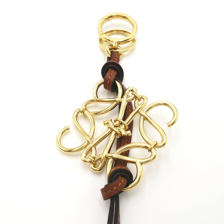 楽天市場】ロエベ LOEWE メタリックアナグラムチャーム キーホルダー 