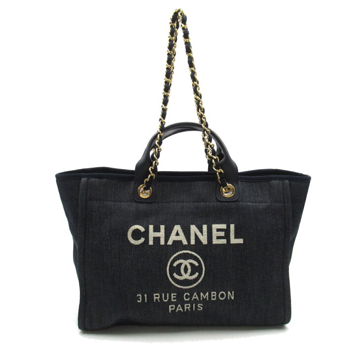 楽天市場】シャネル CHANEL ドーヴィルライン 2WayトートMM トート 