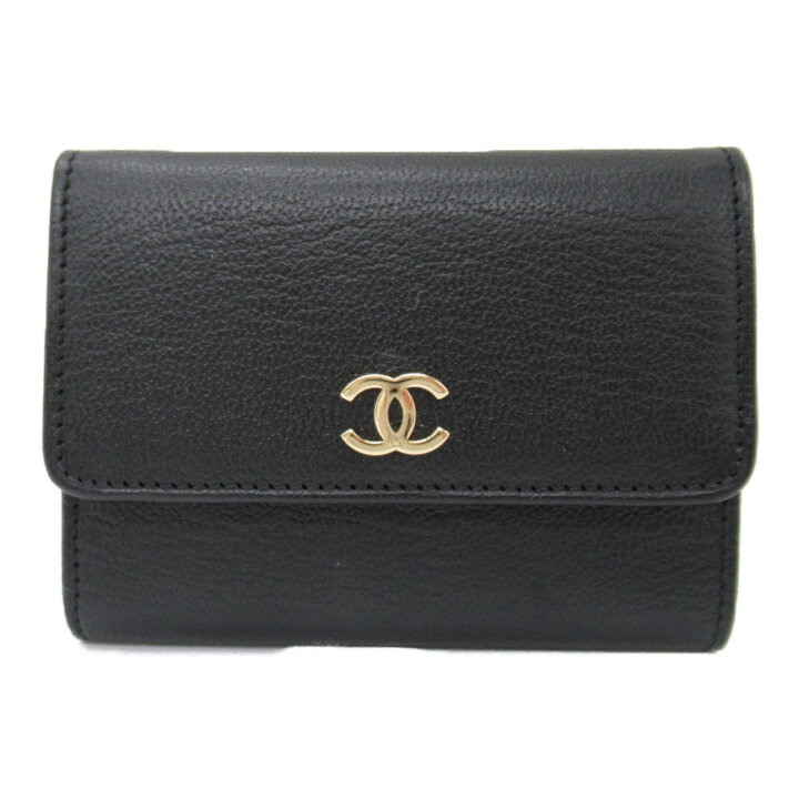 楽天市場】シャネル CHANEL 三つ折財布 三つ折り財布 財布 レザー  