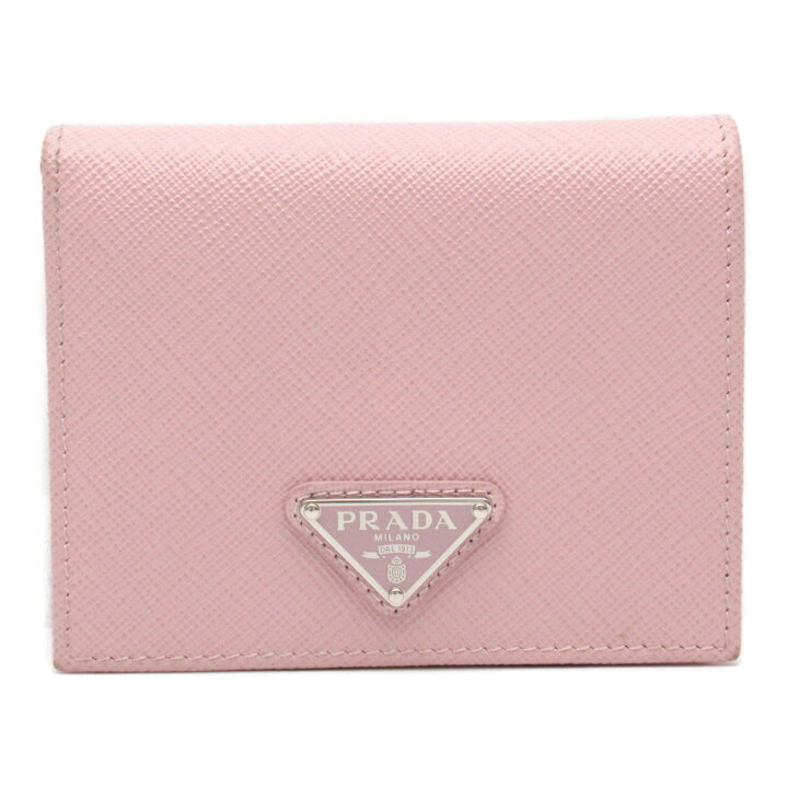 楽天市場】プラダ PRADA 二つ折財布 二つ折り財布 財布 サフィアーノ  