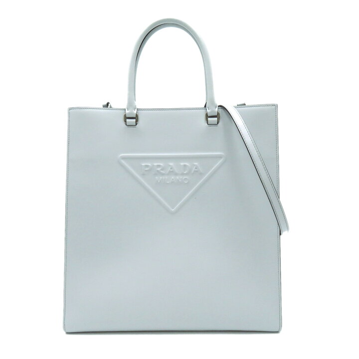 楽天市場】プラダ PRADA エンボスロゴ 2Wayハンドバッグ ハンドバッグ 
