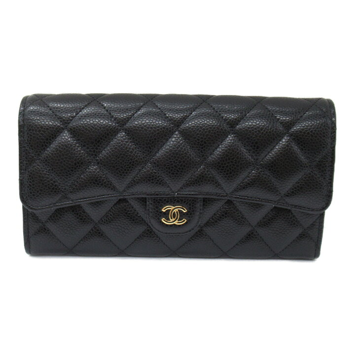 楽天市場】シャネル CHANEL マトラッセ 二つ折り長財布 二つ折り長財布  