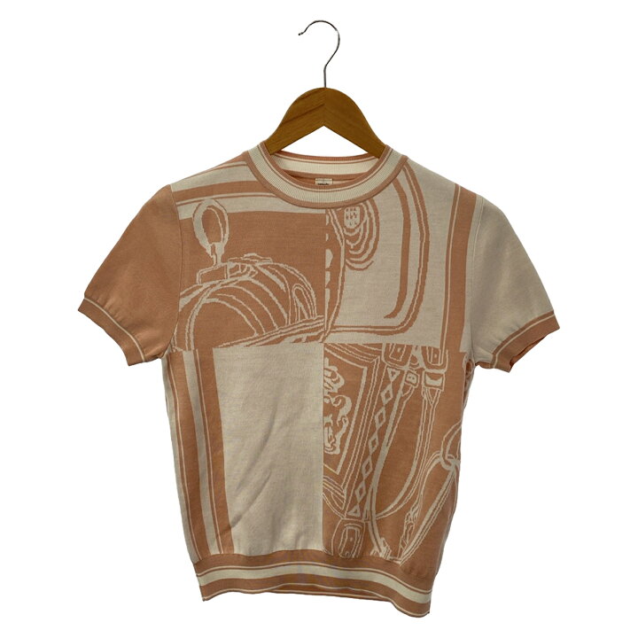 楽天市場】エルメス HERMES ショートスリーブニット ニットジャカード 