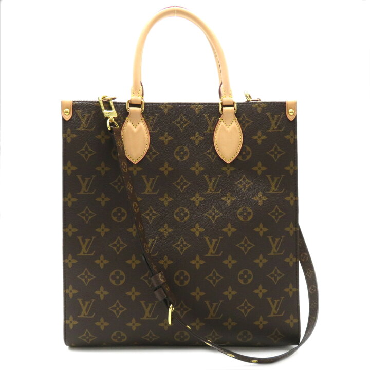 LOUIS VUITTON ルイ・ヴィトン トートバッグ サック・プラ ブラウン系 